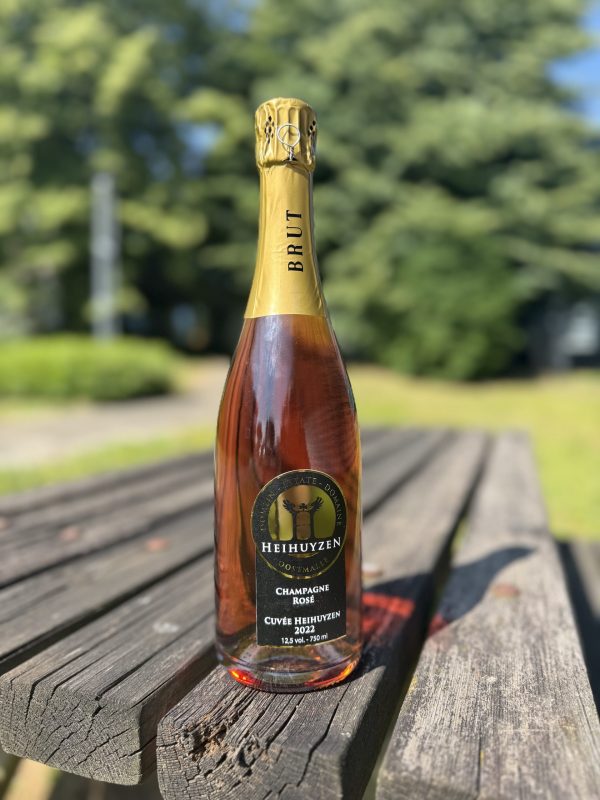 Champagne cuvée Heihuyzen 2022 - blanc de noir rosé 70cl